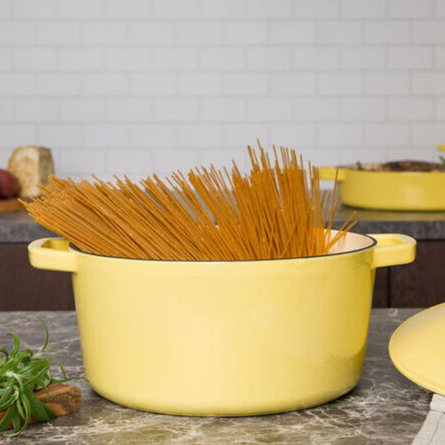 Gusseisentopf 4,4 l gelb