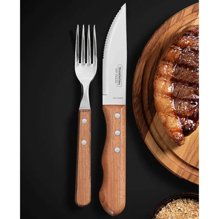 Grillbestick 12 delar natur/st&aring;l