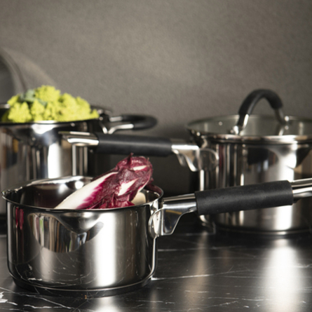 Stenfors Kastrull med lock 1,5 L matt