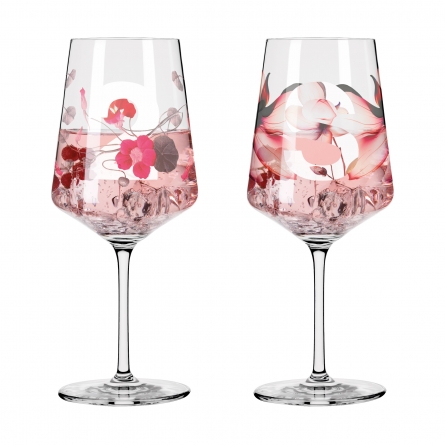 Sommersonett Wine Glass Flower 54cl, 2-pack