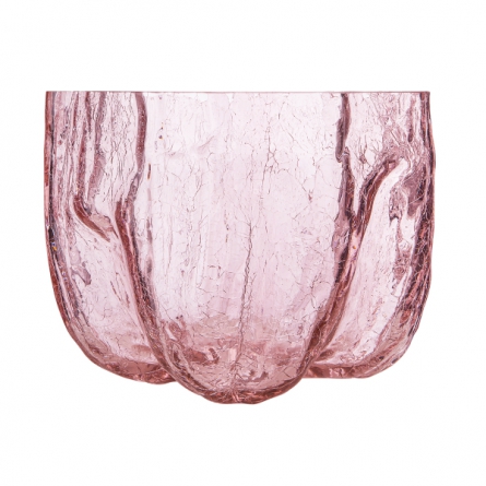 Crackle Vase Pink 17,5 cm