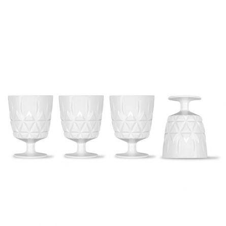 Picnic Glass White 30cl, 4-pack